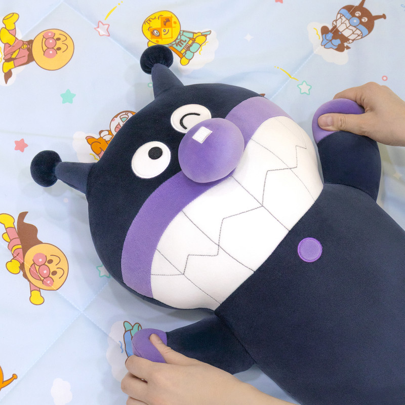 세균맨 안아줘 쿠션 봉제 필로우 애착 왕 대형 인형 캐릭터 굿즈 - 상품 이미지