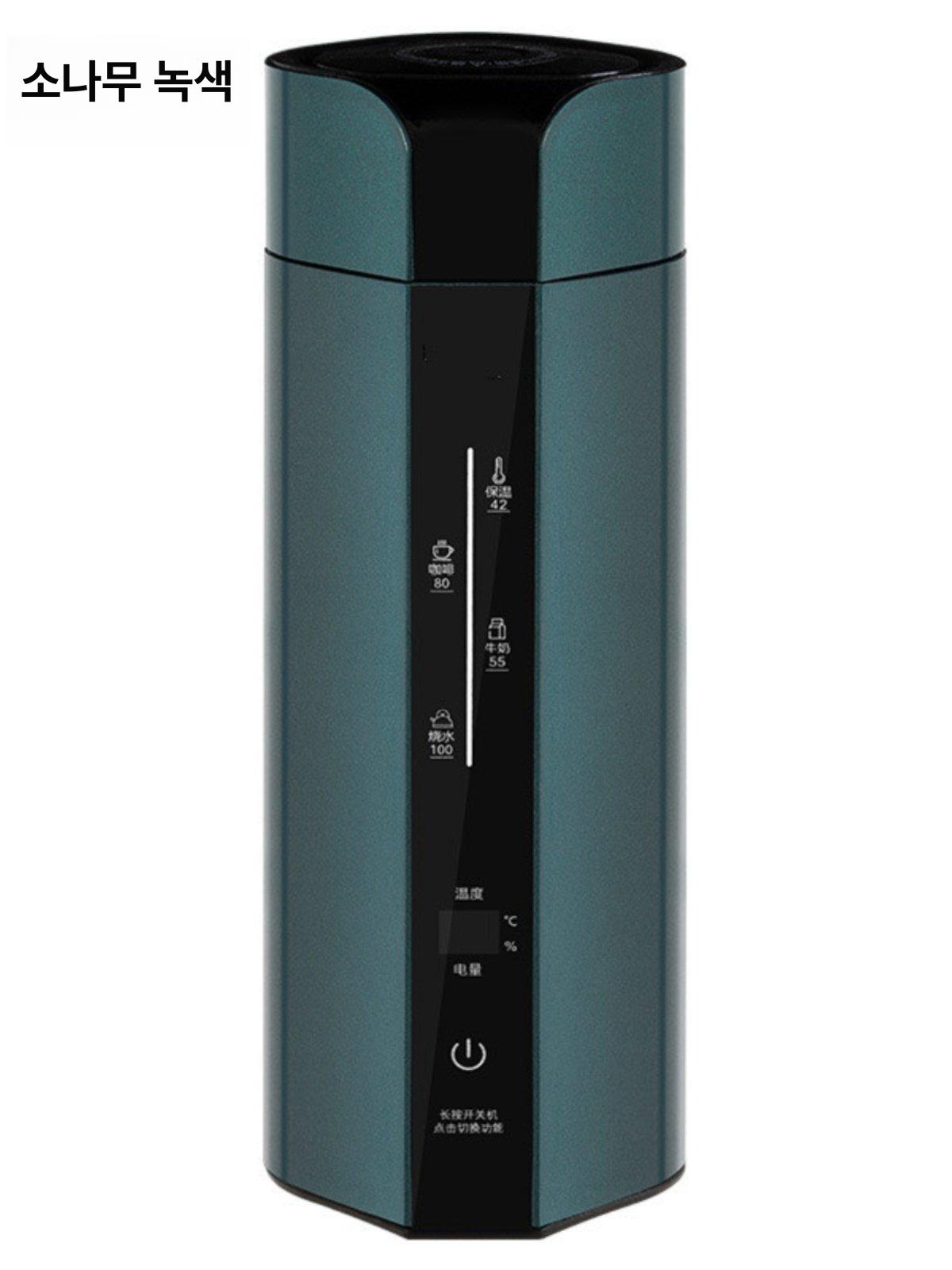 차량용 커피포트 충전 보온병 텀블러 카포트 화이트 220V - 상세 이미지 2