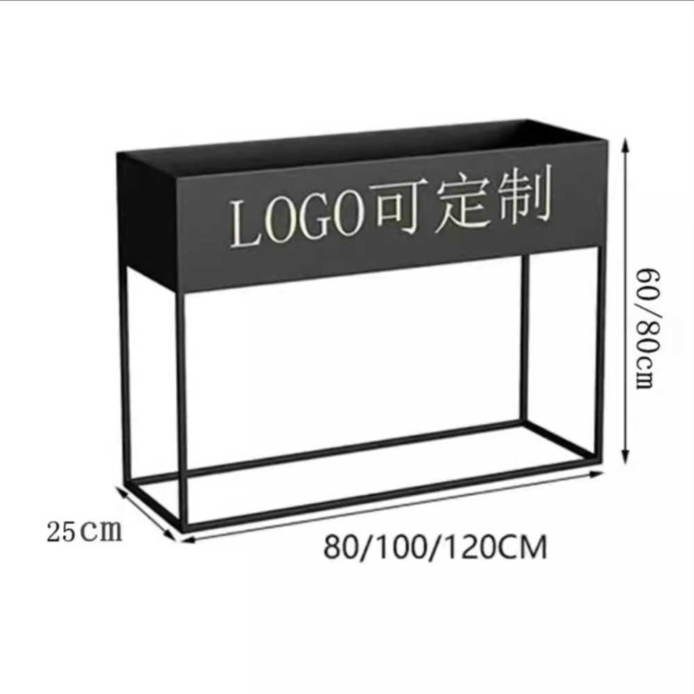칸막이화분 야외 플랜트박스 테라스 카페 인테리어 흰색 80x25x60 - 상세 이미지 5