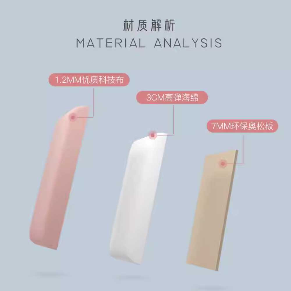 벽면 쿠션 매트 기둥매트 모서리쿠션 벽쿠션매트 밀크 아이보리 화이트 20x40 - 상세 이미지 3
