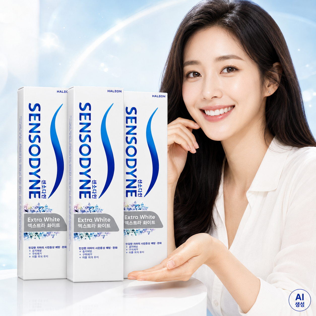 독일 약국 센소다인 엑스트라 화이트 이치 치약 120g 3개 - 상품 이미지