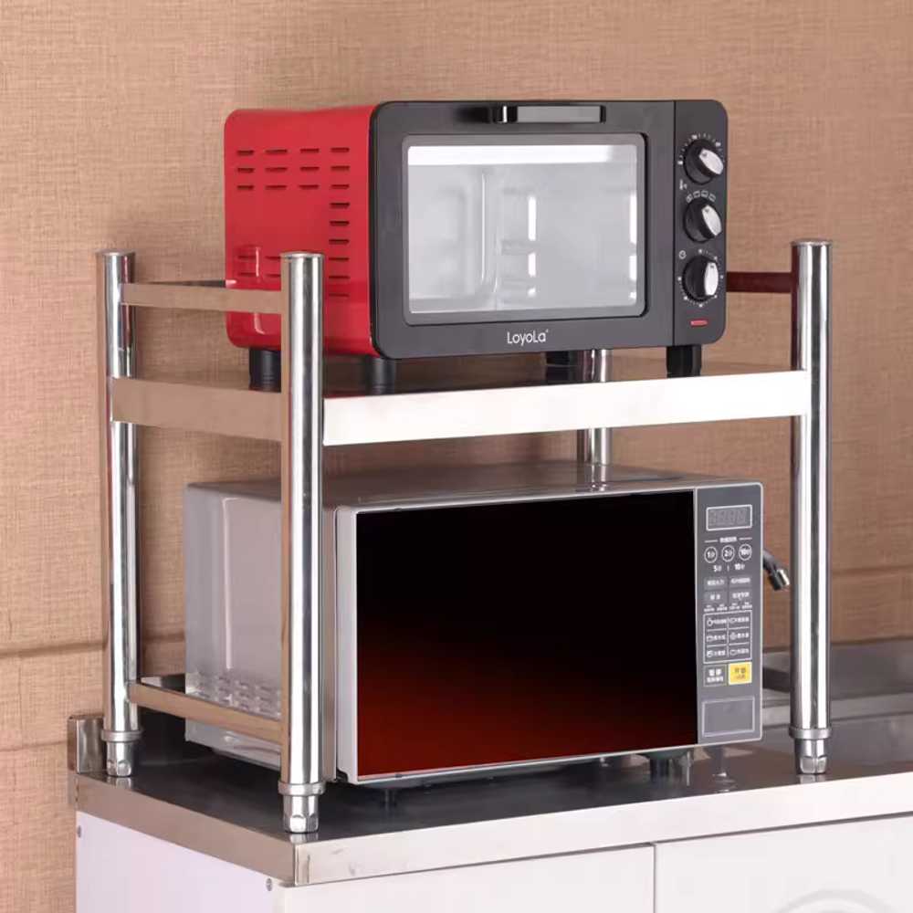 업소용 작업대 스텐 식당 조리대 주방선반 다이 3단 60x30x50 울타리 - 상세 이미지 5