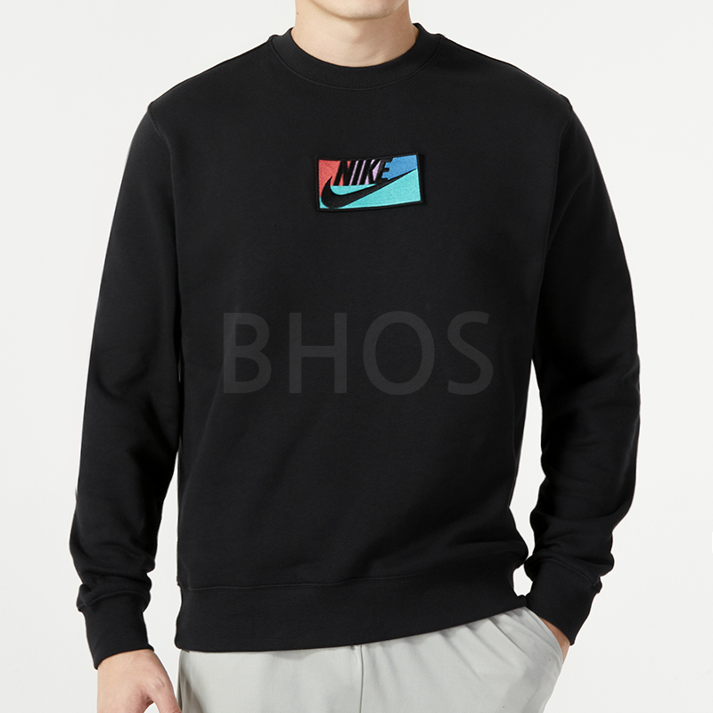 나이키 CLUB+ BB CREW PATCH GX 블랙 남성 맨투