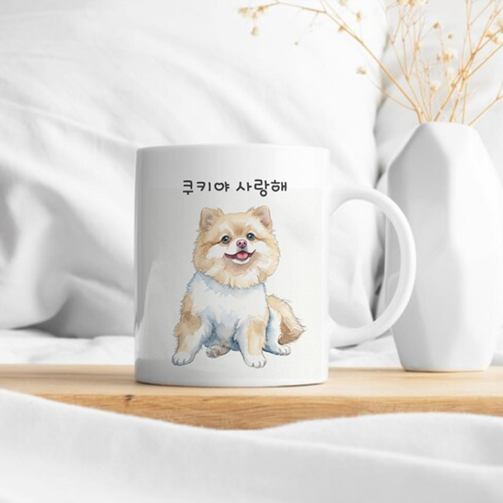 사진머그컵제작 포토머그잔 주문제작 단체선물 커스텀 답례품 325ml, 1개, 화이트 - 상세 이미지 5