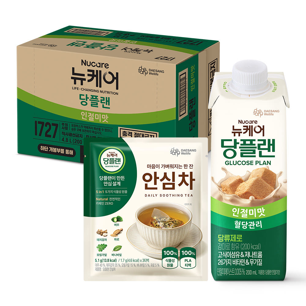 뉴케어 당플랜 인절미맛 200mL 24팩 균형영양식 가격 비교 대상웰라이프 본사쇼핑몰 뉴케어 당플랜 인절미맛 200mL 24팩 균형영양식
