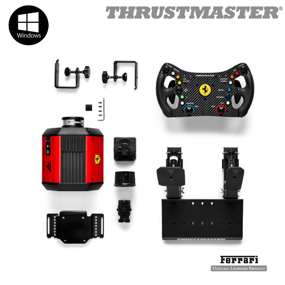 트러스트마스터 T818 DD 베이스,페라리488GT3핸들 2페달 PC용 본체 이미지 6