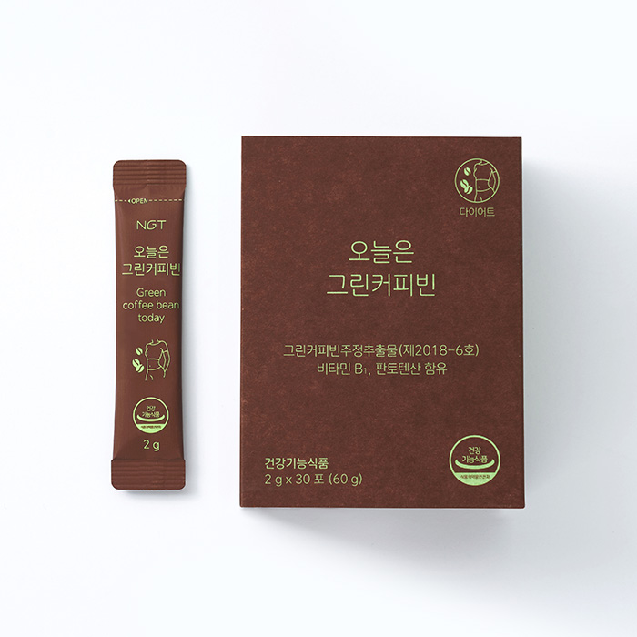 네츄럴굿띵스 오늘은 그린커피빈 다이어트 커피 체지방감소 30포, 1개 이미지 8