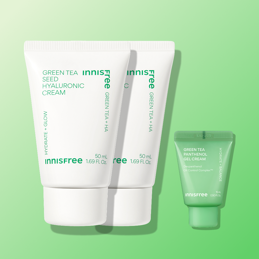 네이버 이니스프리 이니스프리 그린티 씨드 히알루론산 수분크림 50ml, 2개