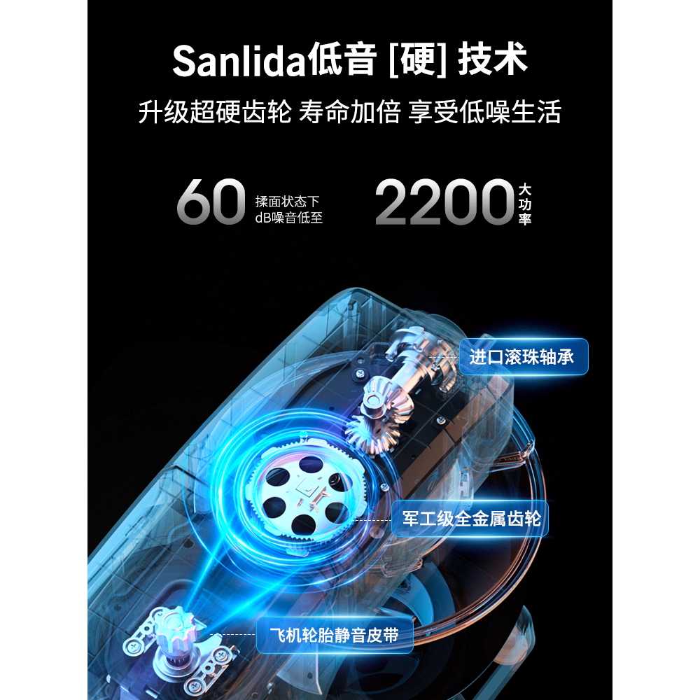 소형 반죽기 발효기 홈베이킹 믹서 빵 거품기 제빵 3L 1500W+1.5kg반죽 - 상세 이미지 4