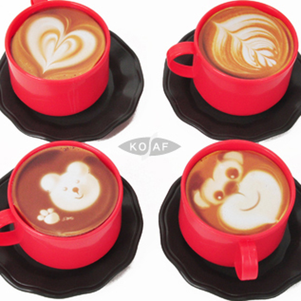 라떼아트그림 커피잔 나이프포크 카페놀이장난감 유아식기세트 24pcs - 상세 이미지 3