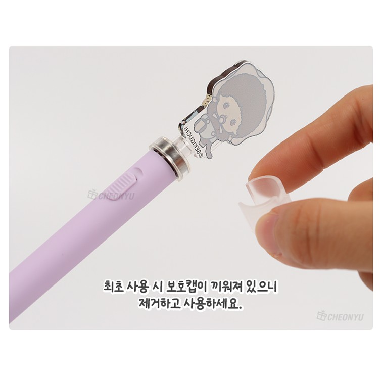 몬치치 스핀 젤펜 귀여운 캐릭터 볼펜 이미지 6