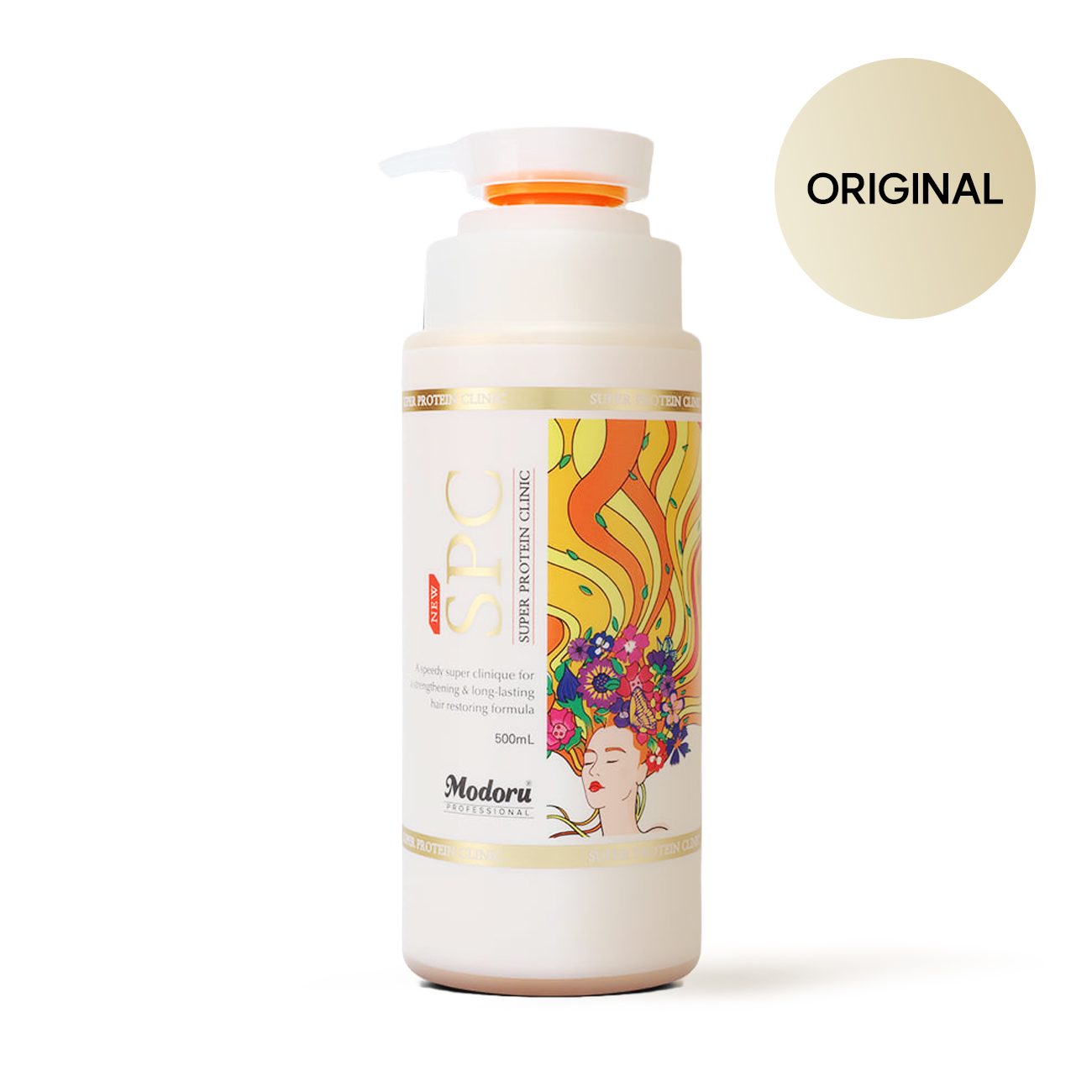 모도루 SPC 헤어클리닉 손상모트리트먼트 500ml 잦은열기구 사용 윤기없는 끊김모발용 미용실 단백질 - 상품 이미지