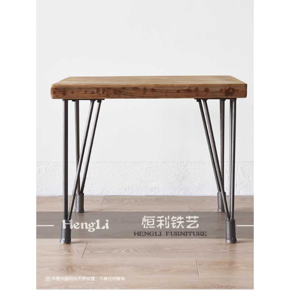 사각 테이블 식탁 매장용 야외 음식점 카페 다이닝 50x50x75 원목 5cm - 상세 이미지 3