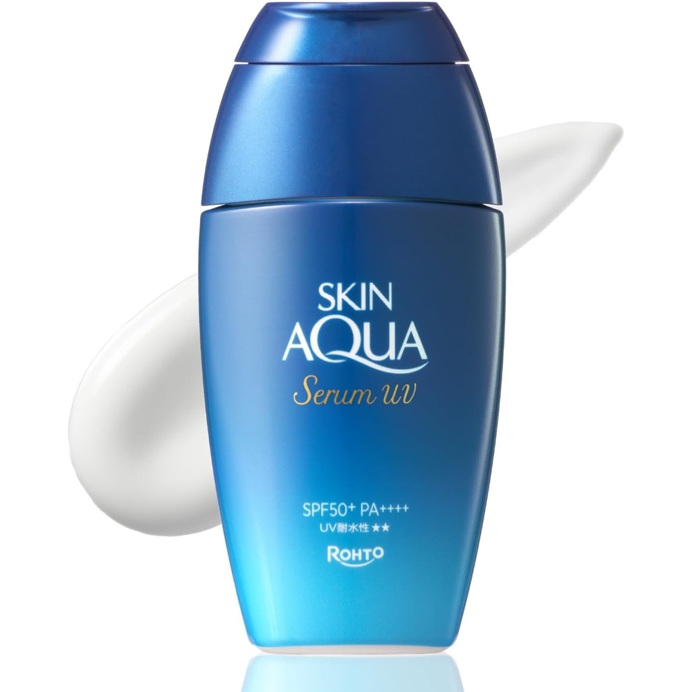 스킨아쿠아 히알루론 세럼 UV 70g SPF50+ 촉촉한 자외선차단제 선크림 일본 - 상품 이미지