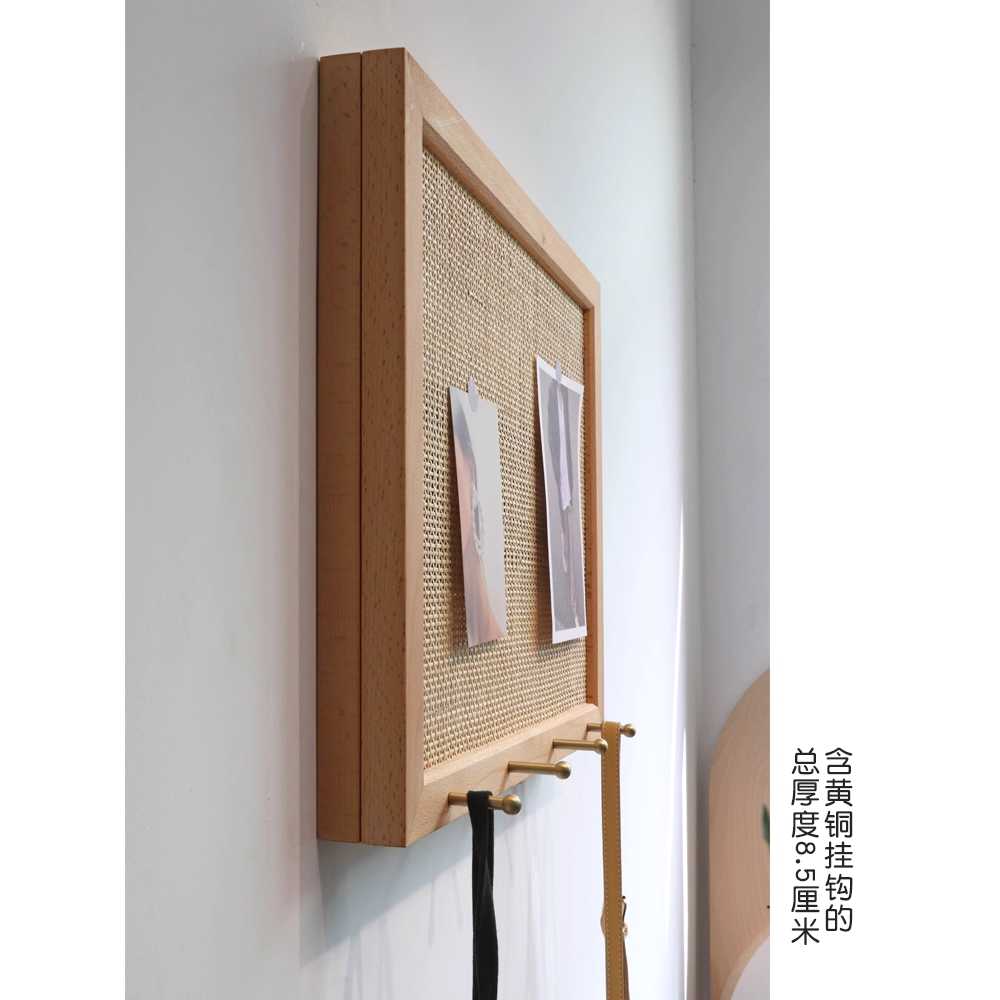 원목 두꺼비집 커버 분전 차단기함 배전 가리개 박스 44x3cm (후크X) - 상세 이미지 5