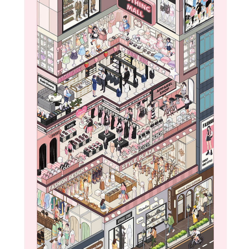 3d스티커북 방꾸미기 대형 5테마 식자재마트 - 상세 이미지 5