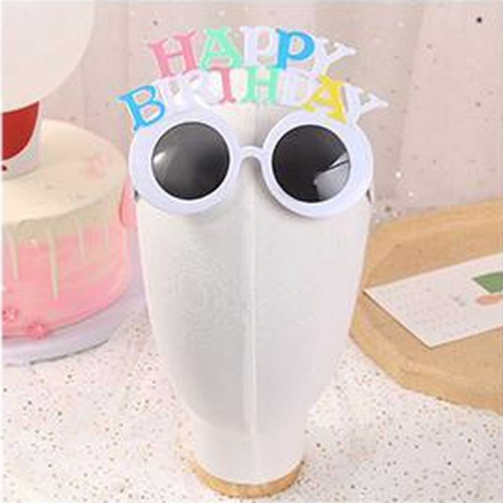 핑크이벤트소품 알파벳파티용품생일안경 HAPPYBIRTHDAY포토타임파티안경 3색 - 상세 이미지 2