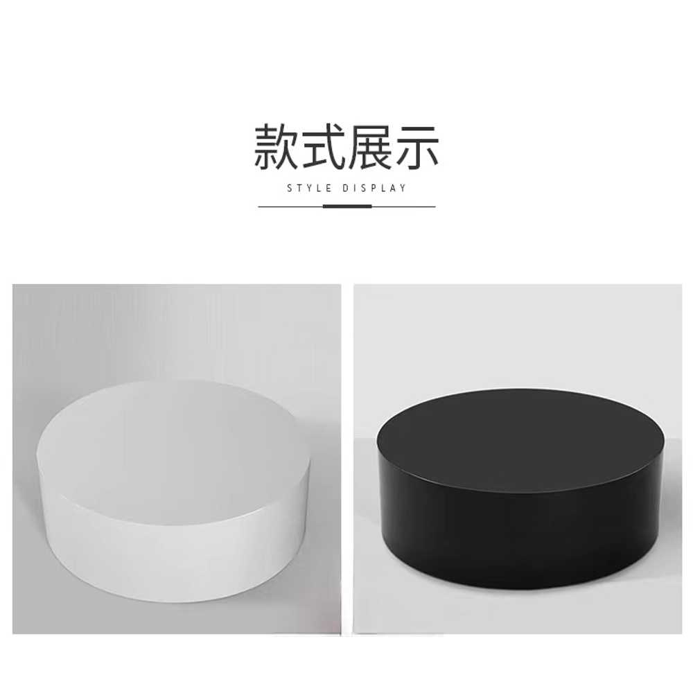 촬영 발판 원형 촬영장 간이 발디딤대 피팅룸 발받침 흰색 10cm 50cm 1층 - 상세 이미지 3