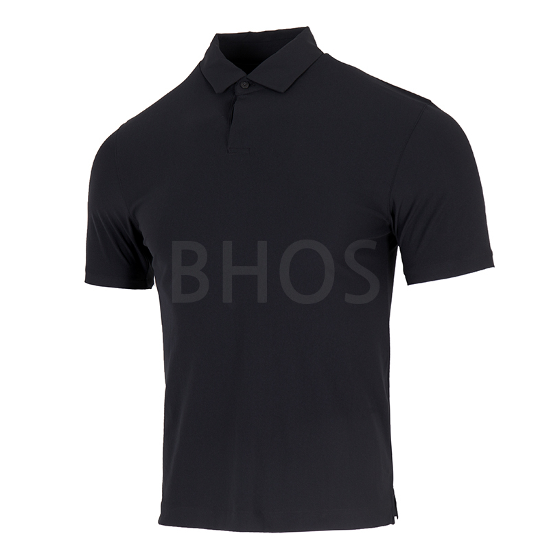 언더아머 UA Luxe Polo 블랙 남성 티셔츠