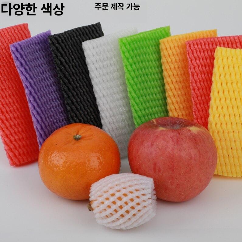 청과물 포장재 과일 사과 포장지 매쉬 보호 그물 6cm x 5cm 1000개 - 상세 이미지 3