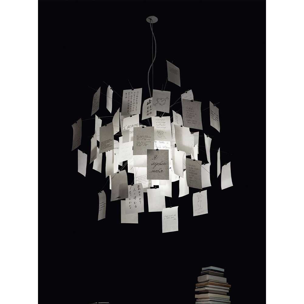 DIY 램프 LED 클립 꾸미기 터치 램프 펜던트 천장 갓 ABC 테마 60x60x35cm - 상세 이미지 4