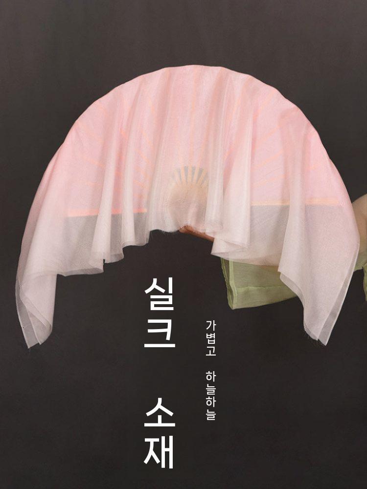 무용 부채 한국무용 너슬 발표회 접이식 대나무 살대 31cm 날개 길이 30cm - 상세 이미지 4