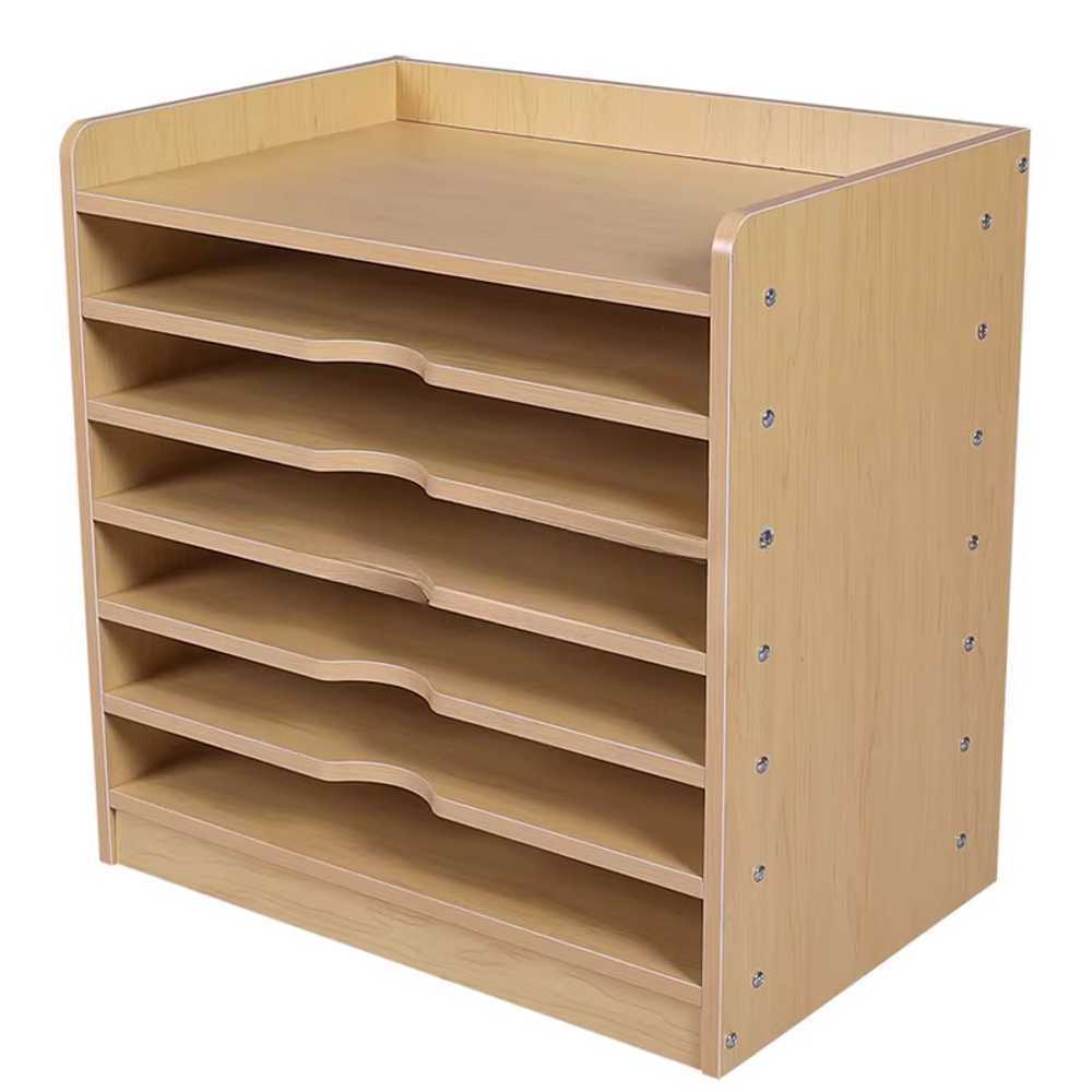 도화지 보관함 정리대 서랍 문구점 화실 A4 랙 파일 목재 60x40x80 (8단) - 상품 이미지