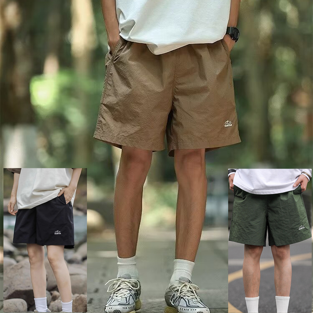 마운틴 남녀공용 5부 반바지 여름 와이드 아웃도어 캠핑 등산 버뮤다팬츠팬츠 남여공용 - 상품 이미지