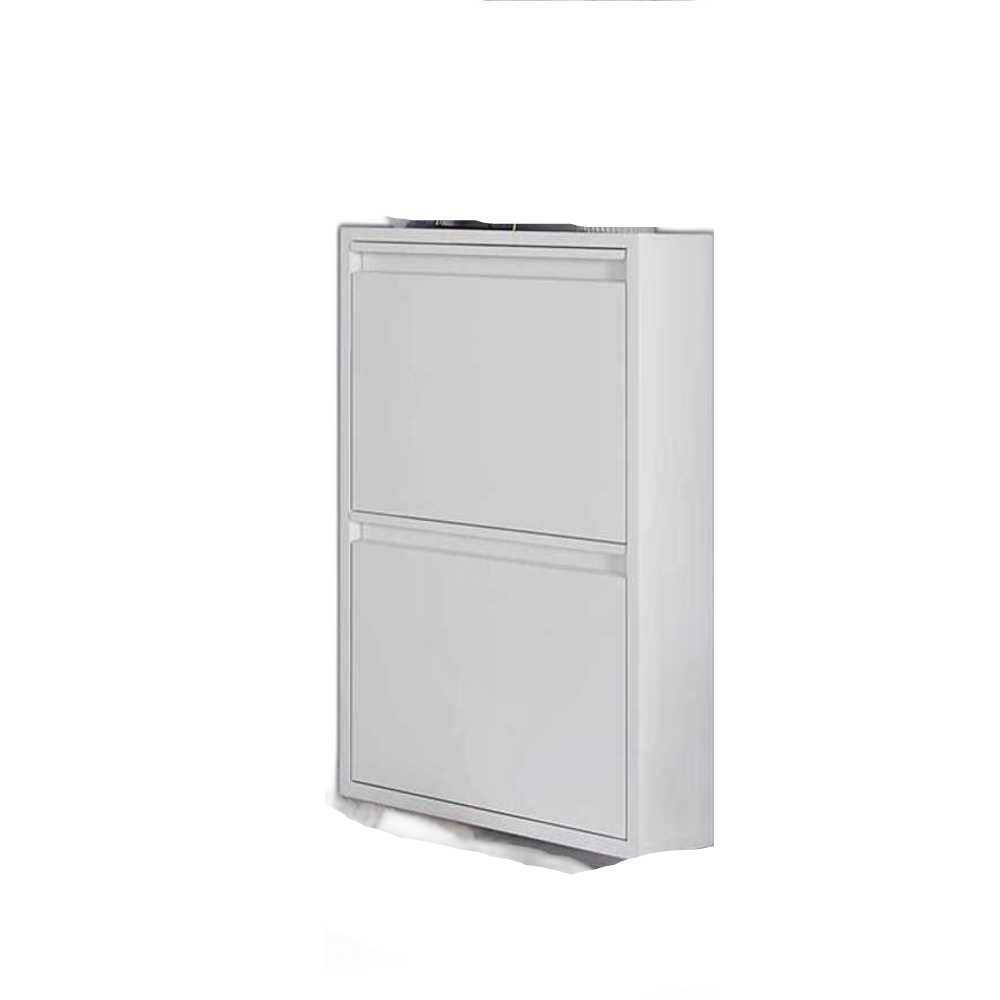 틈새 신발장 인테리어 정리함 서랍 집 원목 랙 폭좁은 12.2cm 2칸 510mm - 상품 이미지
