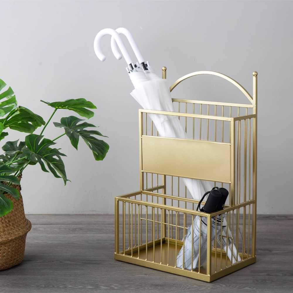 우산꽂이 업소용 철제 카페 현관 사무실 우산통 대형 흰색 소형 36x25x60 - 상세 이미지 2