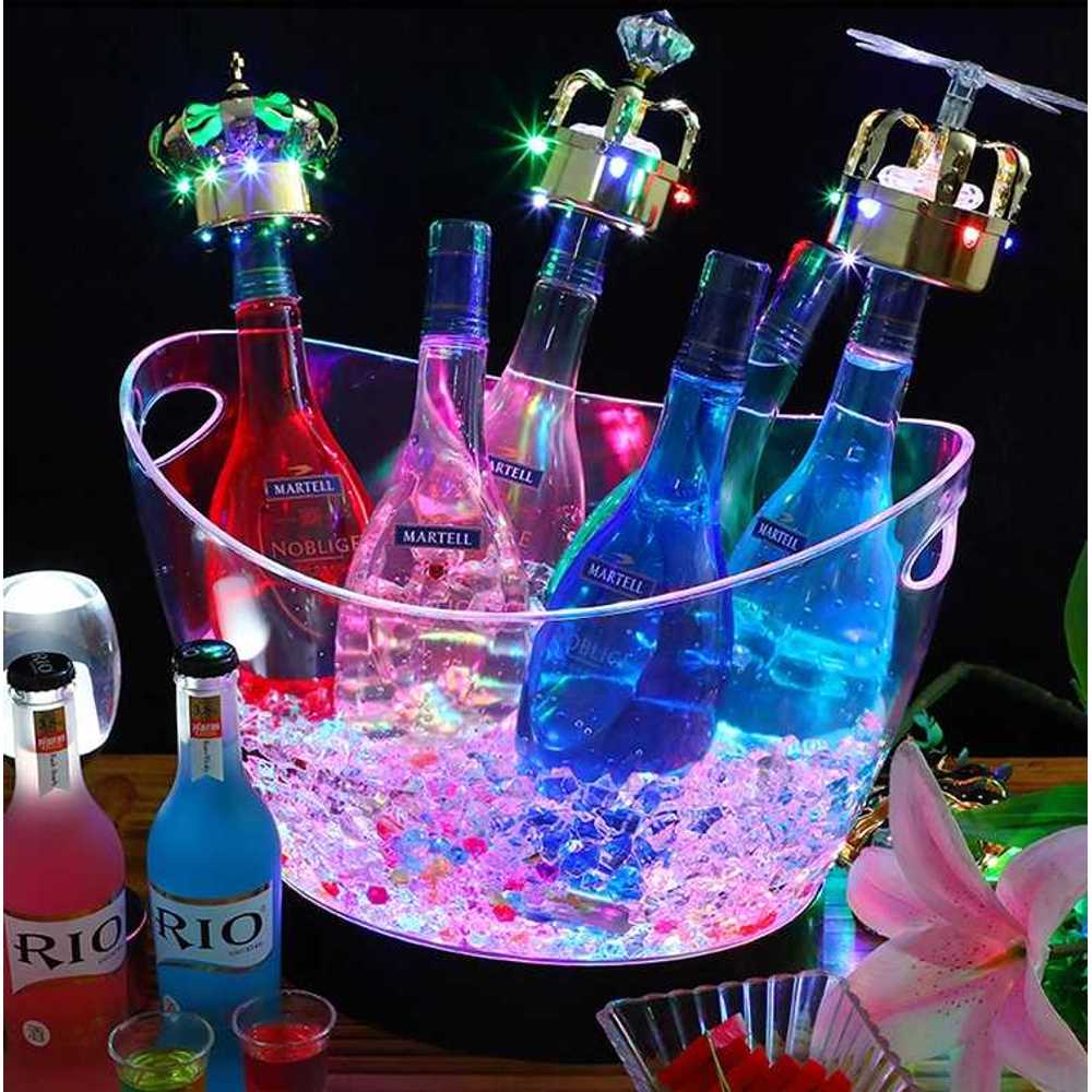 LED 와인 바스켓 버킷 얼음통 샴페인 양주 맥주 버켓 A - 상세 이미지 2