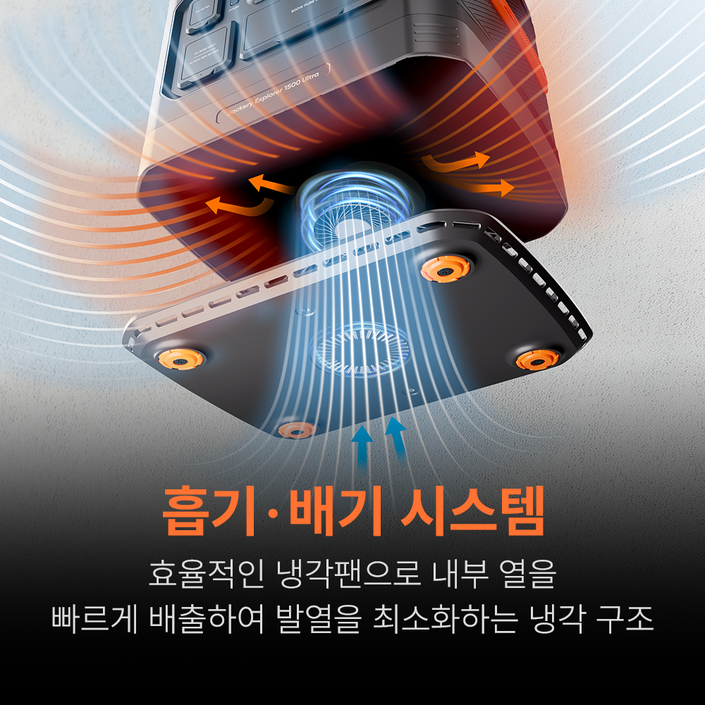잭커리 1500Ultra 파워뱅크 방수방진 IP65 휴대용 배터리 대용량 캠핑배터리 - 상세 이미지 4