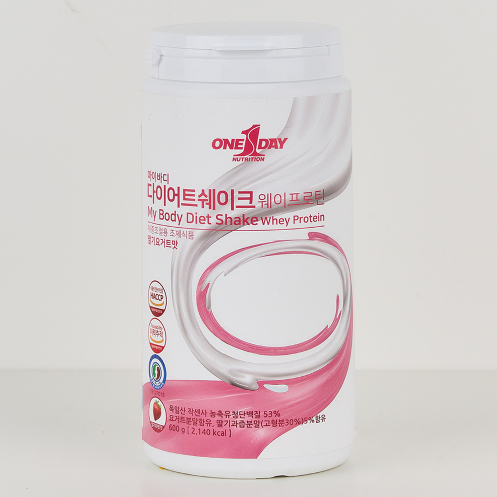 마이바디 웨이프로틴 쉐이크 독일산 농축유청단백질 WPC, 딸기요거트맛 600g - 상세 이미지 3