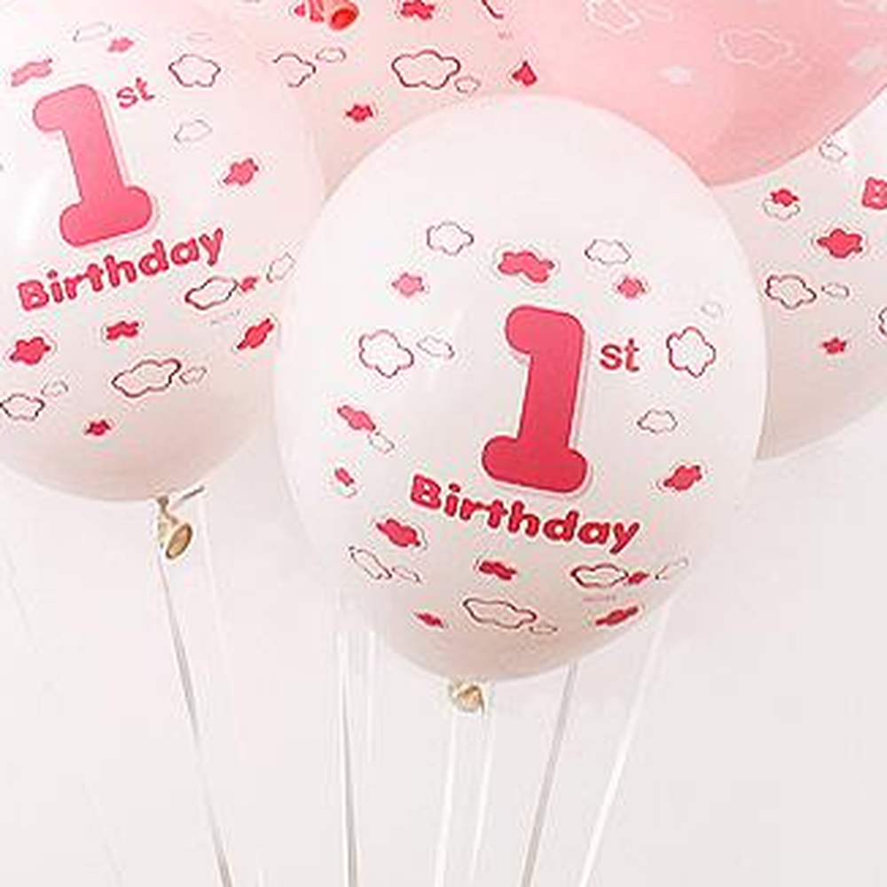 1st 생일축하문구풍선 아기첫돌풍선 첫돌생일상장식 6개입세트 - 상세 이미지 2