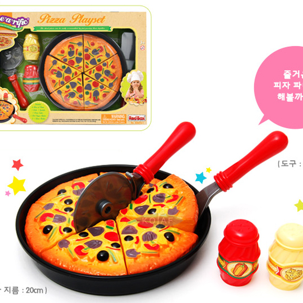 뒤집개피자커팅세트 소스통음식만들기 피자놀이세트 700g - 상세 이미지 3