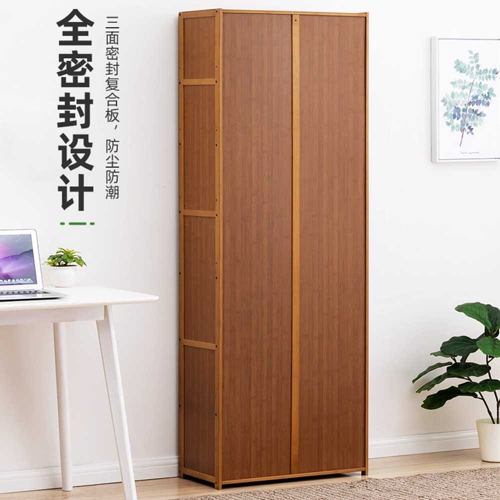 일본식 홈카페수납장 그릇 선반 주방 빈티지 원목 30cm-3중(단일 도어) - 상세 이미지 5