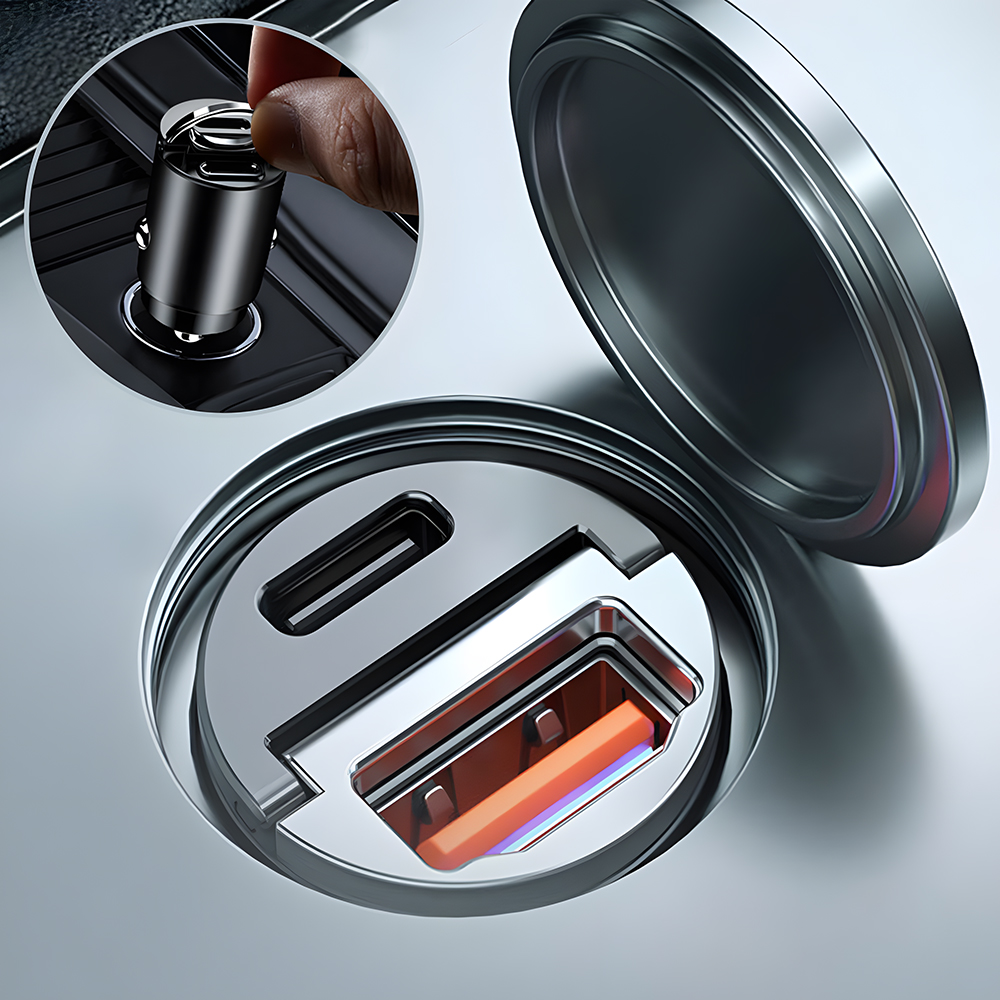 [완벽매립] 초고속 시가잭 멀티 시거잭 차량용 USB+C