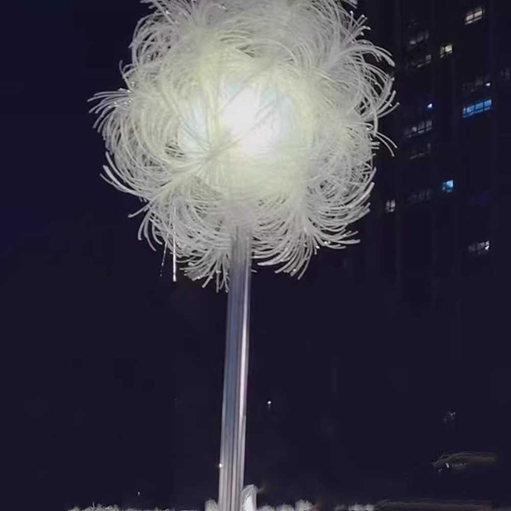 야외 민들레조명 정원 아파트 경관 카페 분수대 장식 민들레 25cm - 상품 이미지