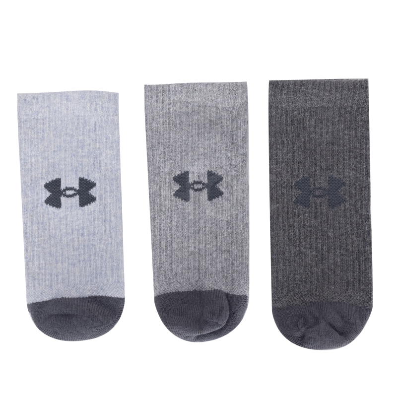언더아머 UA Performance Cotton 3p 미드-GRY 블