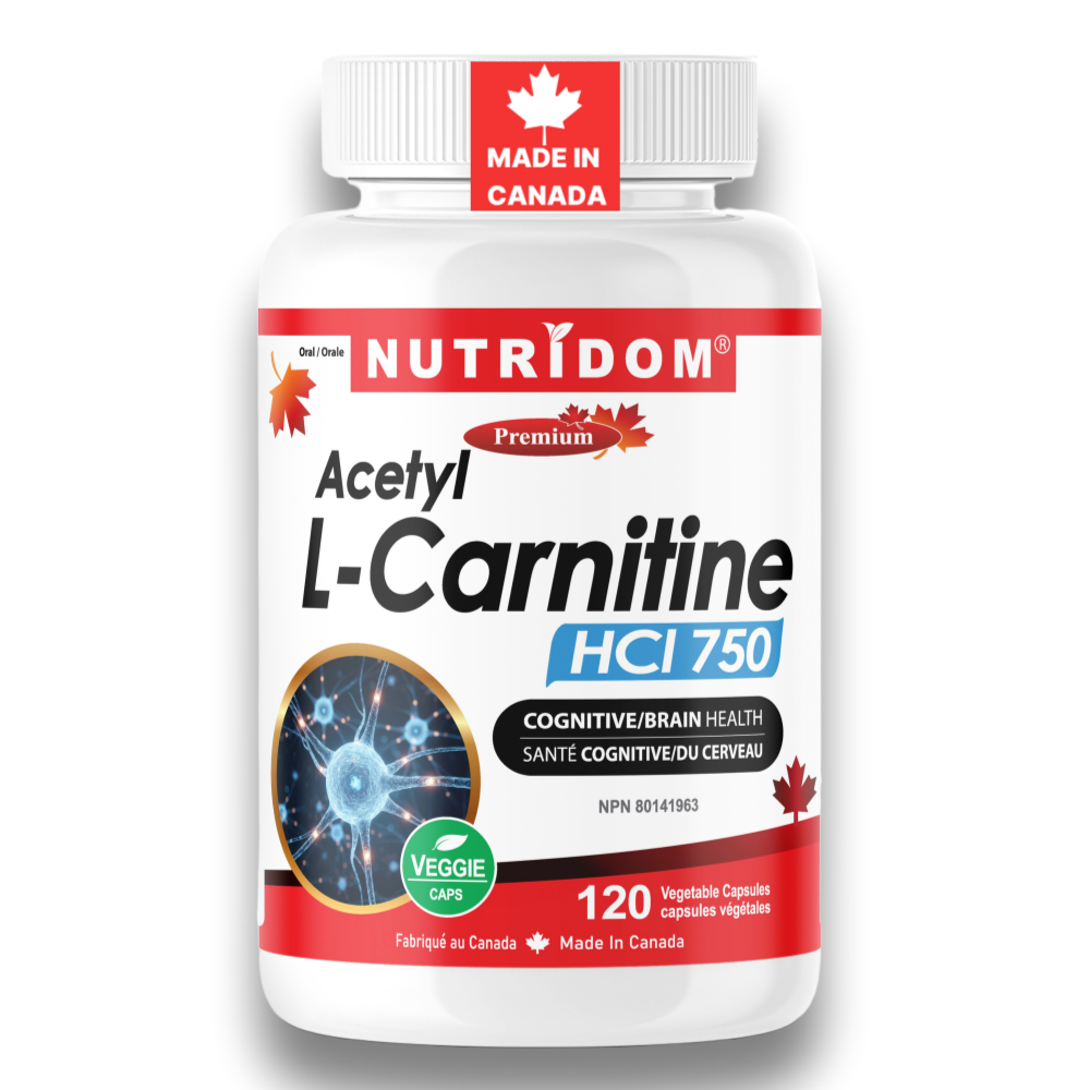 뉴트리돔 아세틸 엘카르니틴 750mg L-Carnitine 아세틸카르니틴 120캡슐 - 상품 이미지