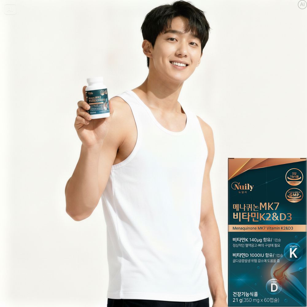 우리가족멀티 비타민k2효능 음식 k2mk7 비타민dk2 - 상품 이미지