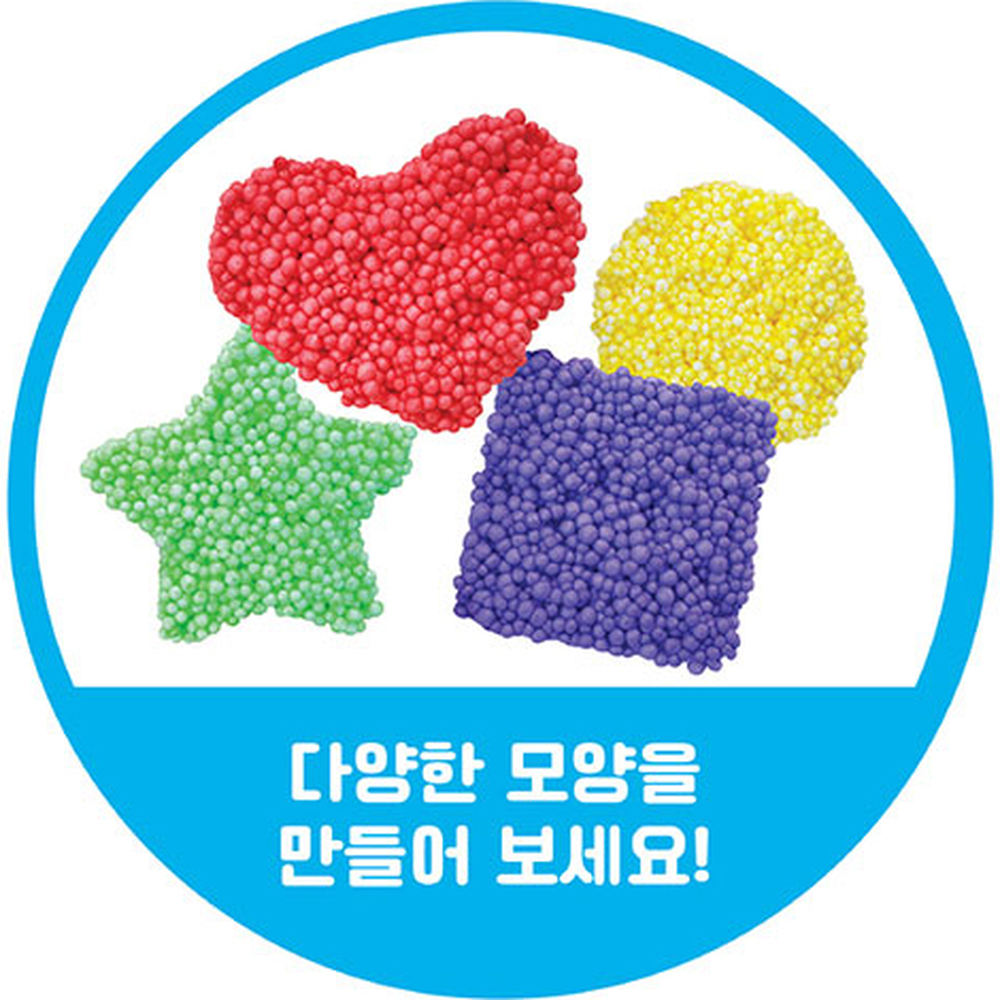 모양틀4종어린이집클레이만들기 안전인증미술수업미술놀이키트 뽀로로도안유치원폼클레이키트 - 상세 이미지 5