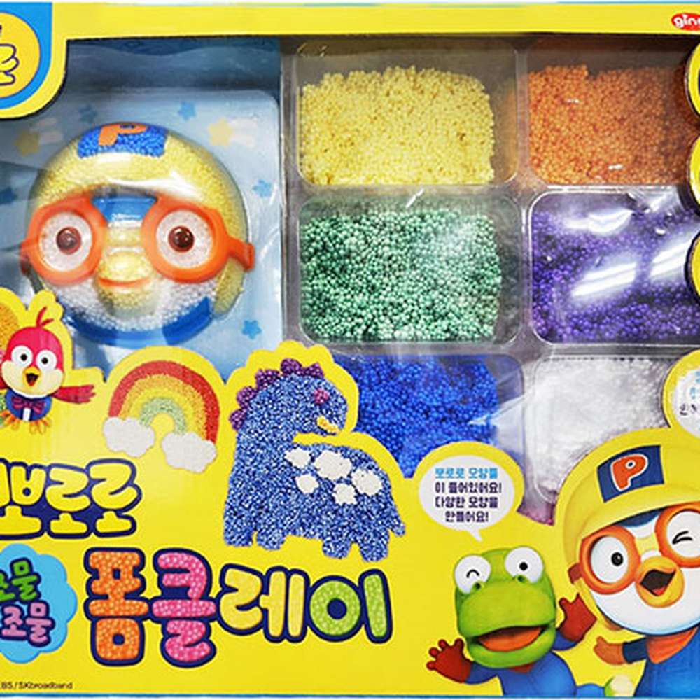 모양틀4종어린이집클레이만들기 안전인증미술수업미술놀이키트 뽀로로도안유치원폼클레이키트 - 상세 이미지 2