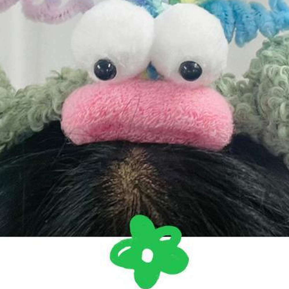 생일파티유치원머리띠 뽀글털생일선물헤어밴드 털모루여아악세서리머리핀 - 상세 이미지 4