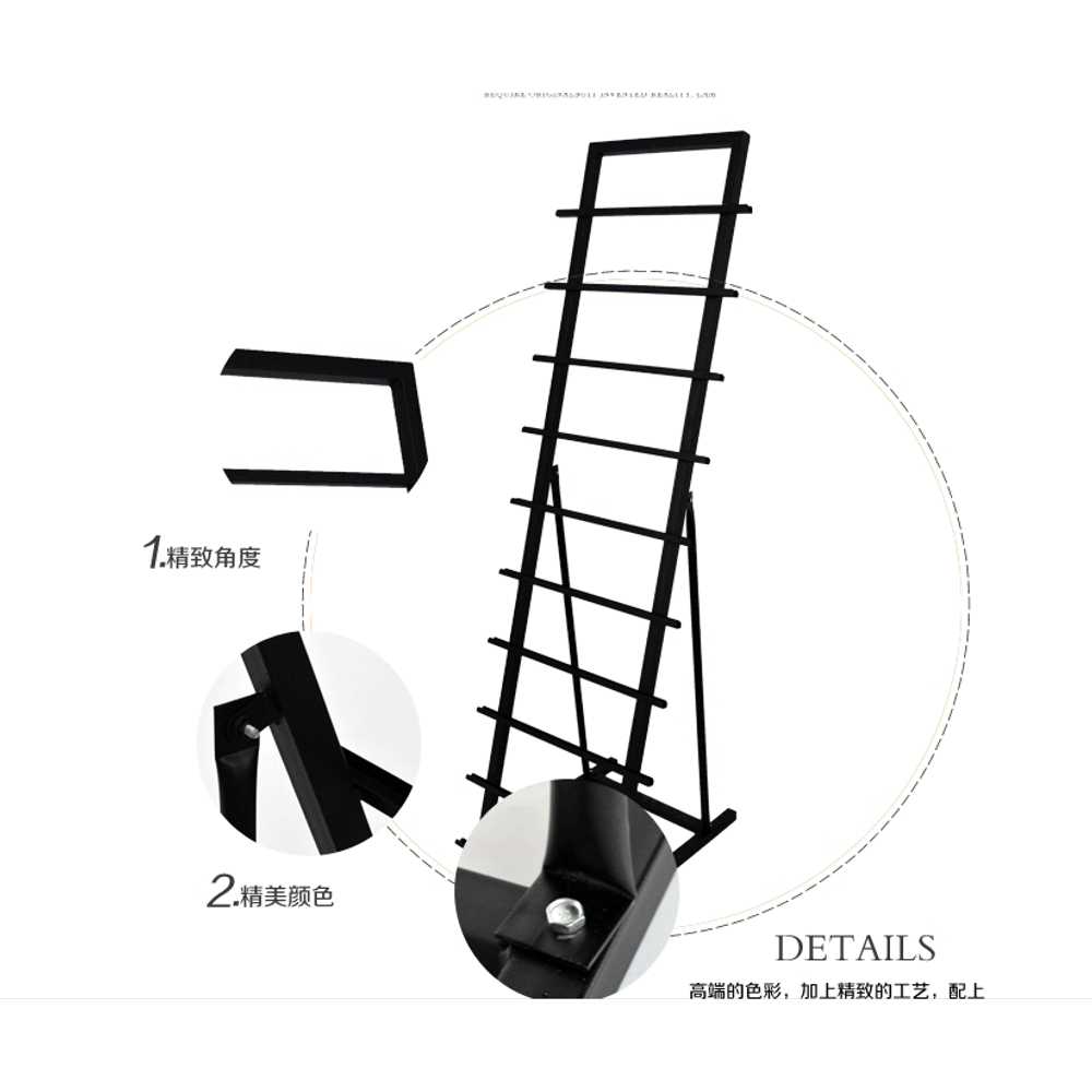 타일 거치대 전시대 샘플 진열대 스탠드 받침대 랙 검정 단면 300x600 - 상세 이미지 5
