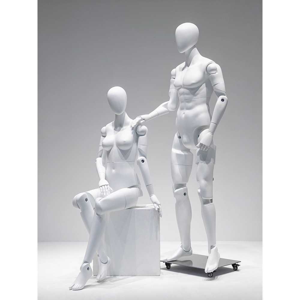 스탠드 마네킹 전신 엔티크 두상 가발 촬영 구체관절 피부색 남성 로봇 - 상품 이미지