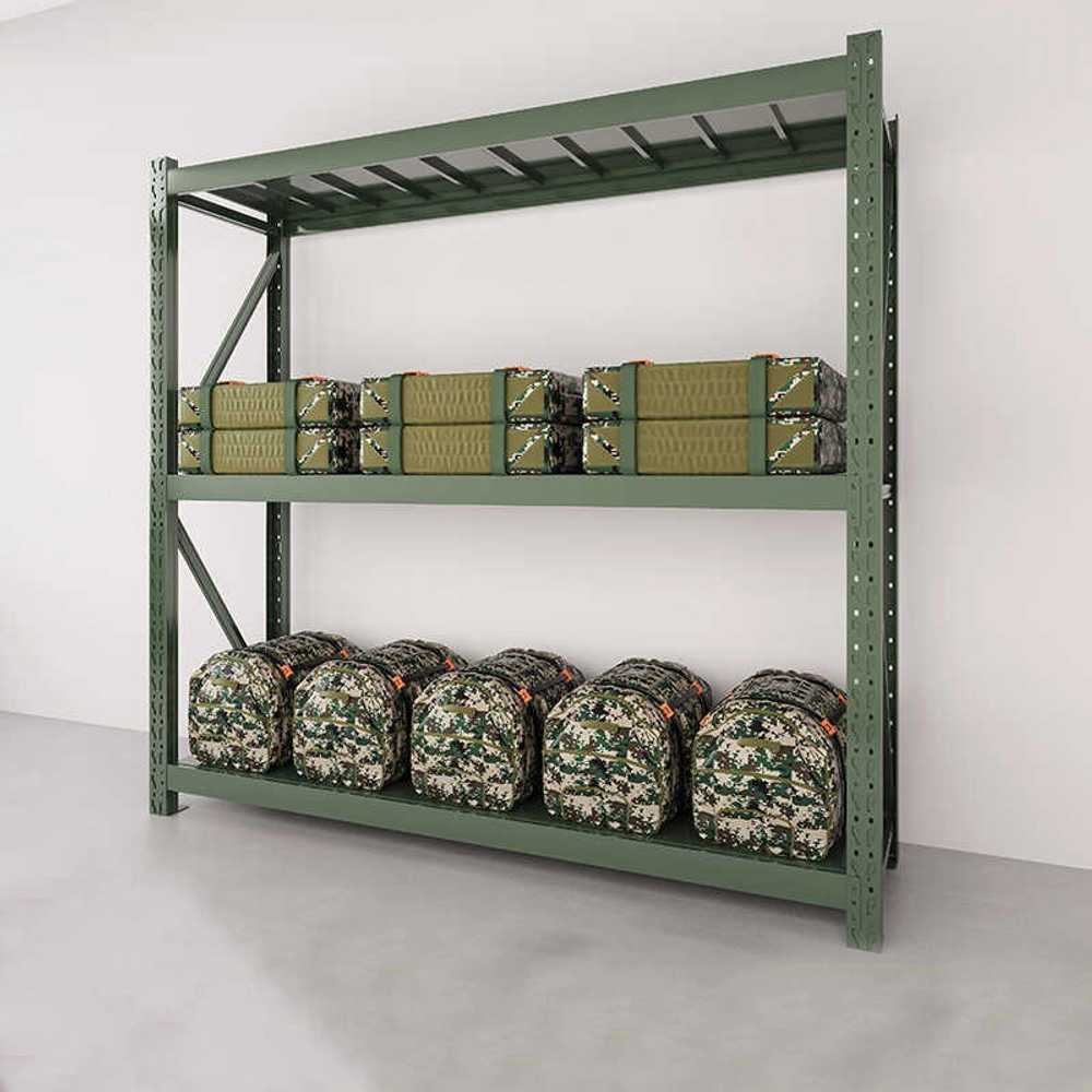 철제선반 조립식 경량랙 선반 창고 공장 중량 팬트리 3층 메인 150x50x200 - 상품 이미지
