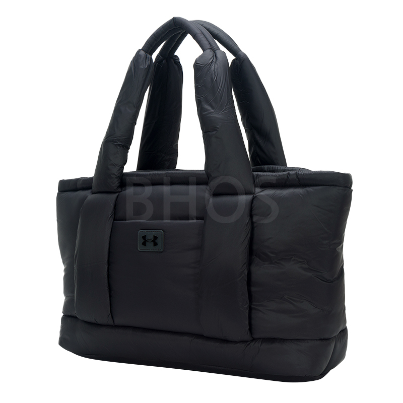 언더아머 UA Studio Puffer Tote 블랙 여성 토