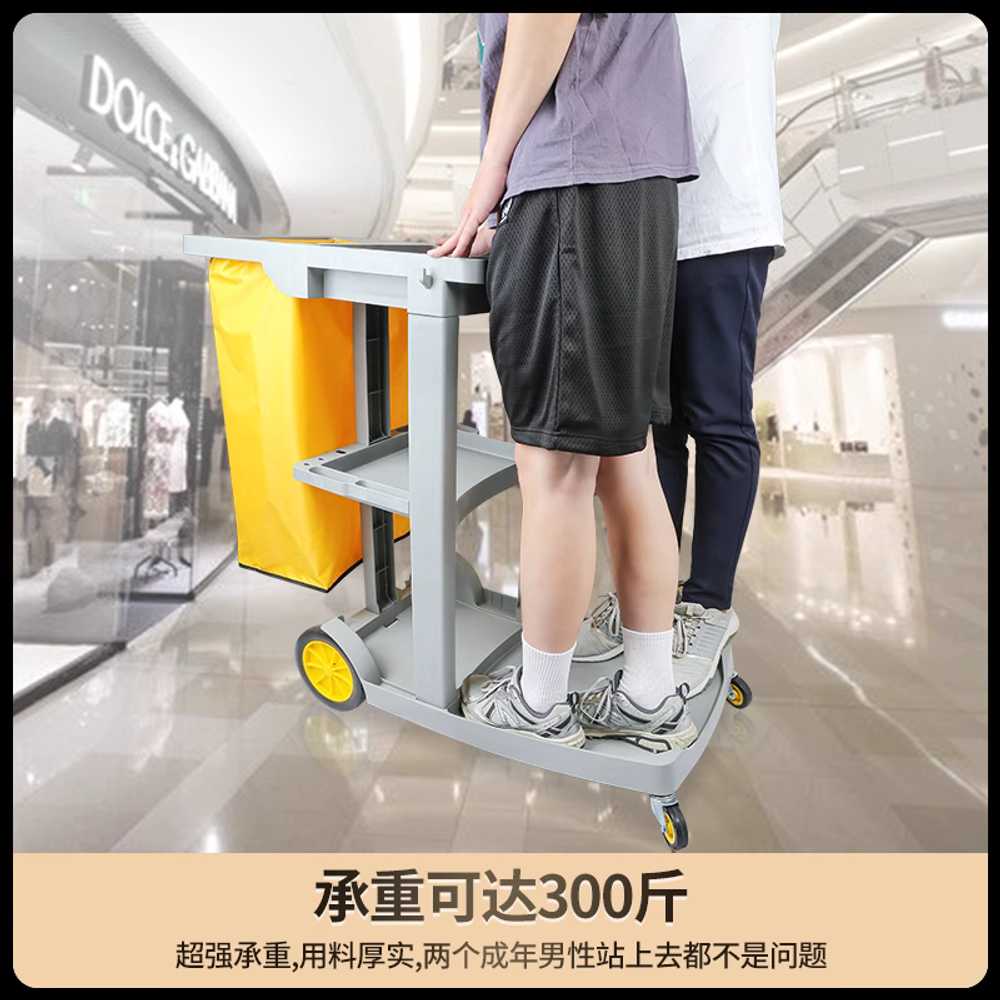 미화 카트 청소 린넨카트 용품 청소차 업소용 도구함 D-10A(회색) - 상세 이미지 5