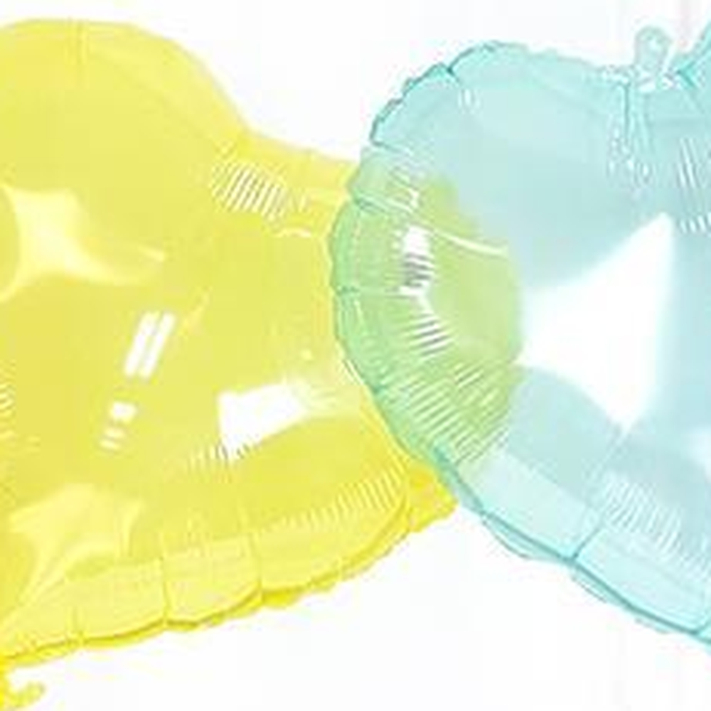 유광하트풍선 반투명웨딩촬영은박풍선 옐로우기념일 1p 18인치 - 상세 이미지 3